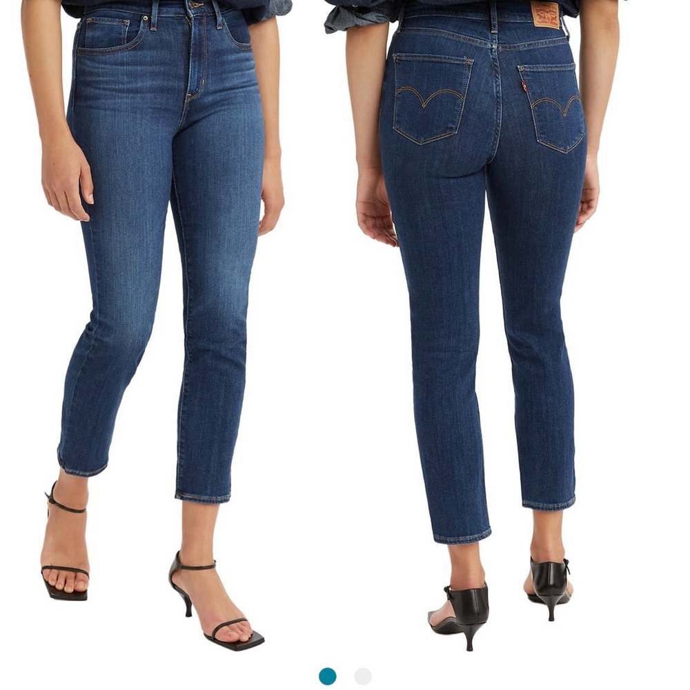 Levi’s 724 Hi-Rise Straight Leg Crop Jeans